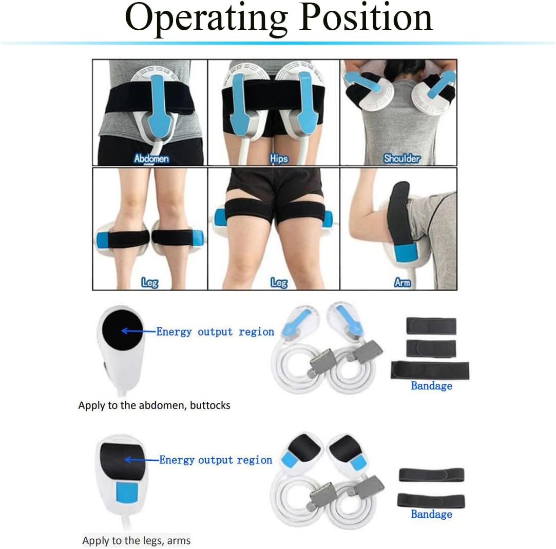 4 Handles Body Shaping Machine for Abdomen Buttock Upper Arm Thigh Muscle Strengthen - Image 5