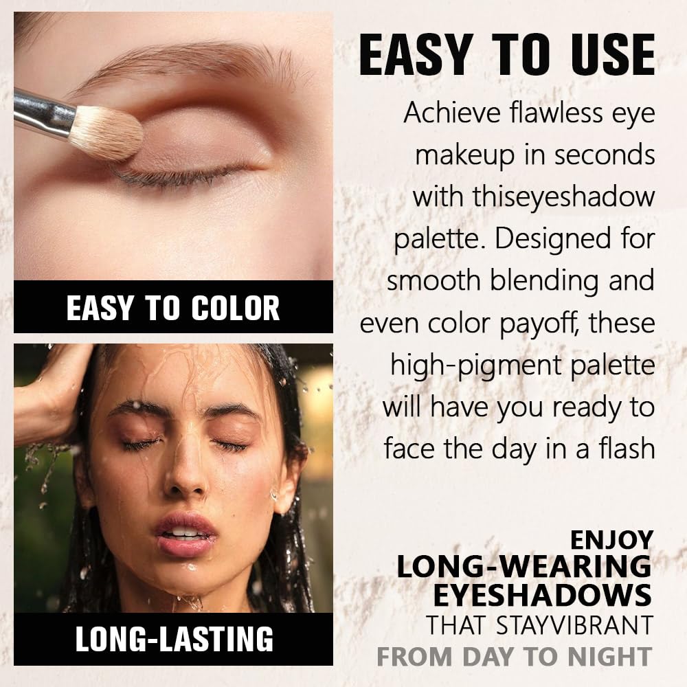 Dusty Grey Single Matte Eyeshadow Makeup, Neutral Powde Eye Shadow for Older Women, Smoky Gray Grey Matte Singles Eyeshadow Palette Pigmented Waterproof,Girls Monochrome Eyeshadows Gift 28 - Image 4