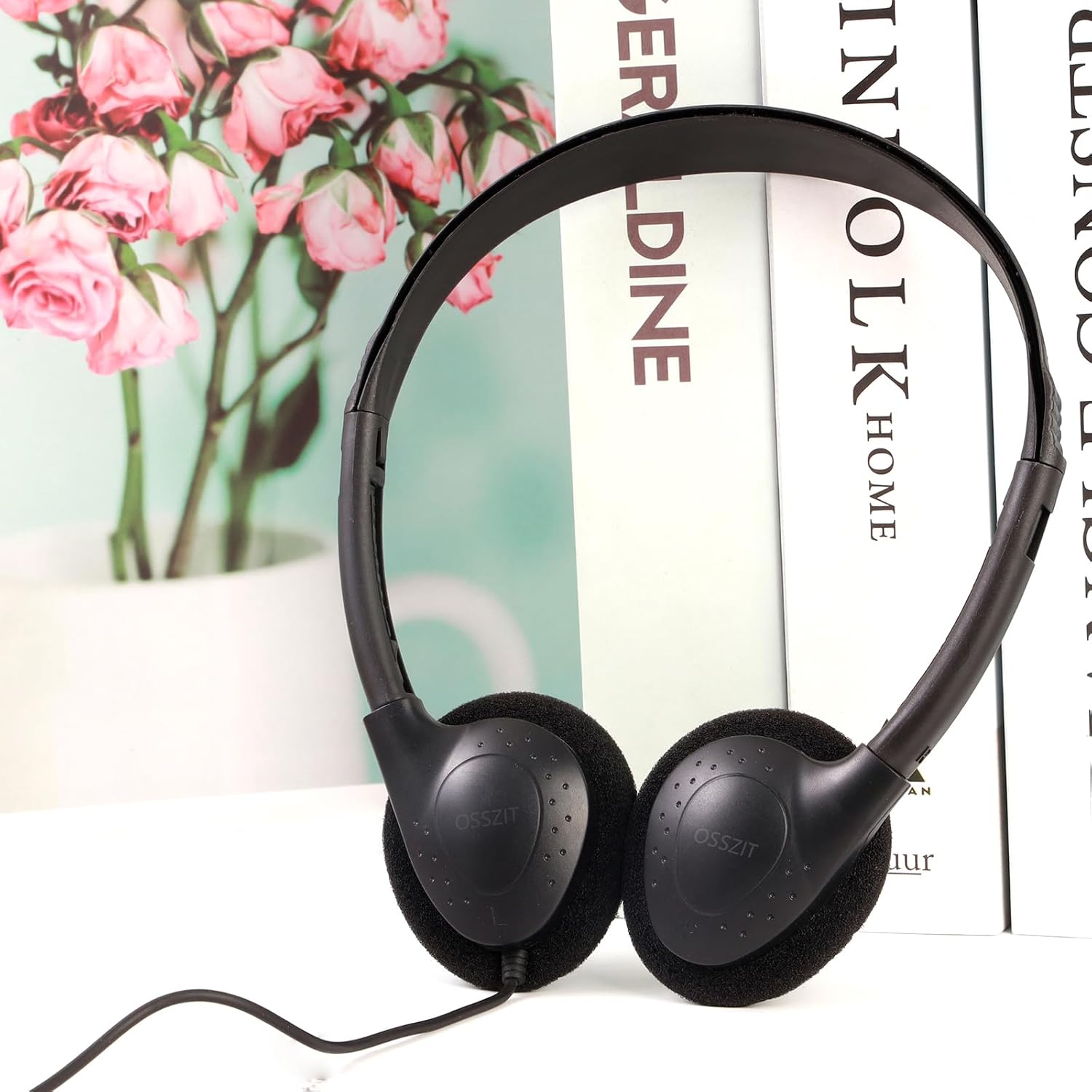 30 Pack Class Set Headphones for Kids Students School Classroom Headphones Bulk Earphones Adjustable with 3.5 mm Jack for Library Children Adults (Black Color) - Image 5