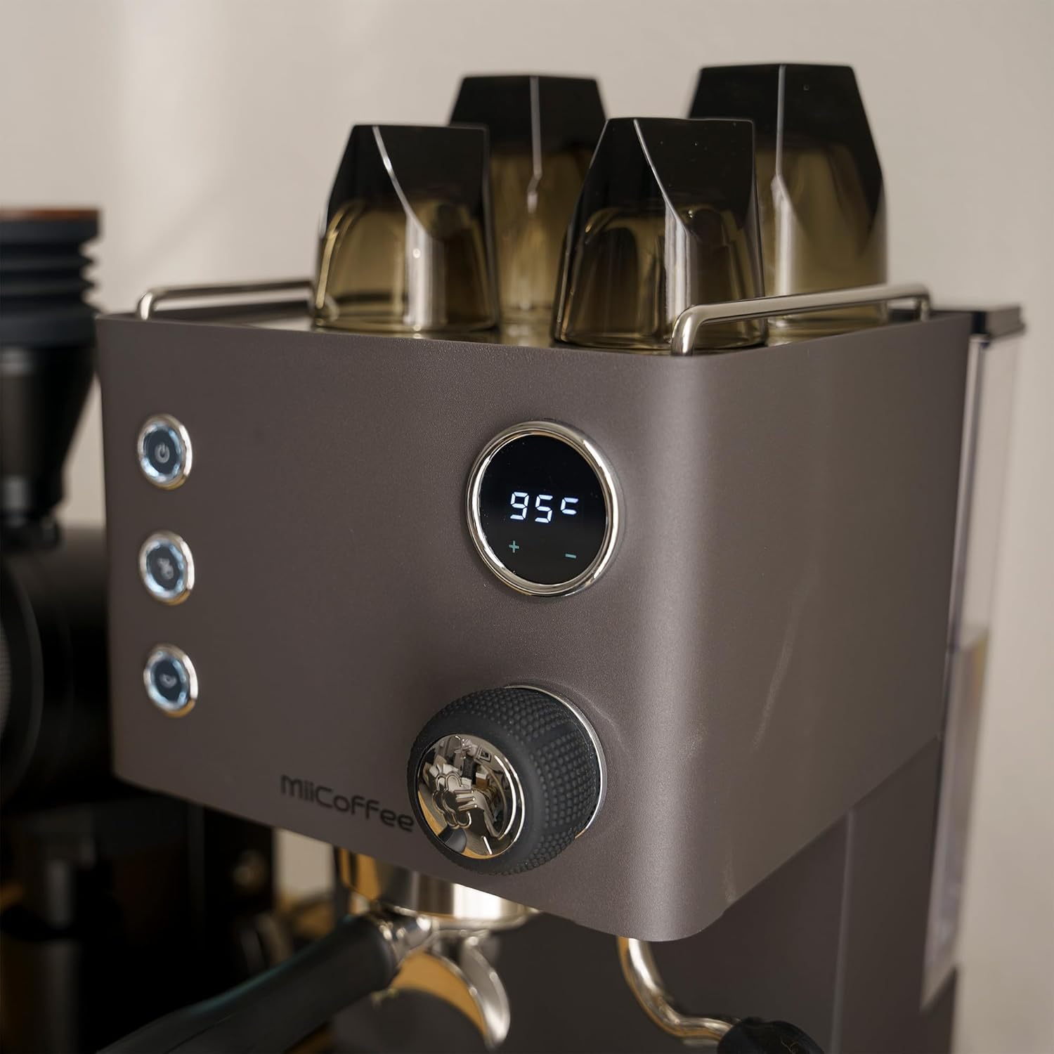MiiCoffee Apex Espresso Machine V2 (Grey) - Image 4