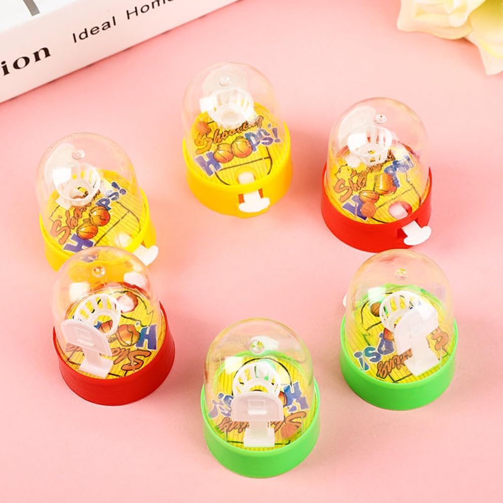 Zasnynua 32 Pack Mini Finger Basketball Toys, Fun Handheld Basketball Shooting Games Desktop Fidget Game, Party Favors Decorations Classroom Rewards Carnival Prizes for Kids - Image 6