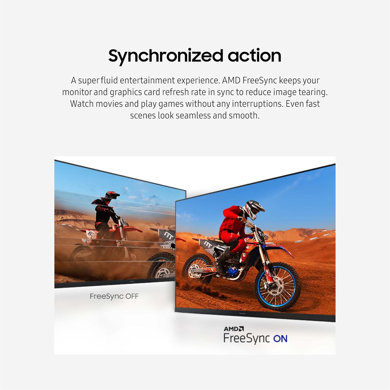 Samsung 32" Flat Computer Monitor | 75Hz Refresh Rate, Borderless Display, AMD FreeSync, Game Mode, Advanced Eye Care, HDMI and DisplayPort, LS32B304NWNXGO, 2024 - Image 5
