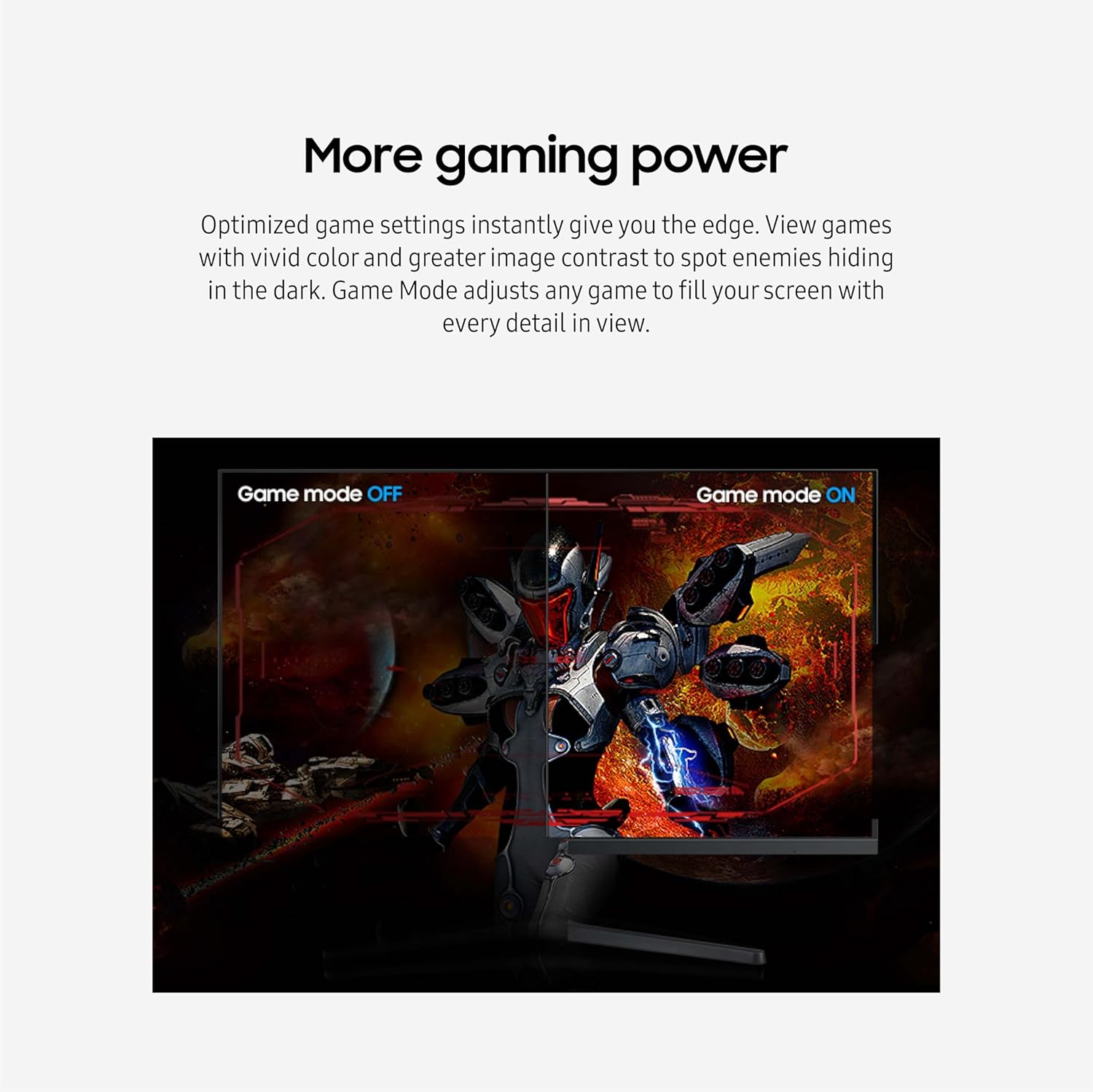 Samsung 32" Flat Computer Monitor | 75Hz Refresh Rate, Borderless Display, AMD FreeSync, Game Mode, Advanced Eye Care, HDMI and DisplayPort, LS32B304NWNXGO, 2024 - Image 7