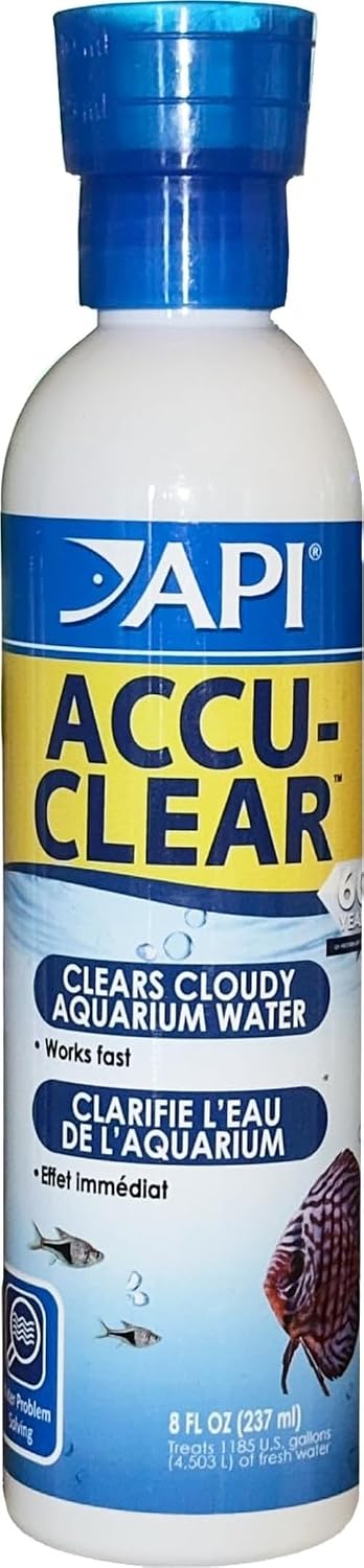 API ACCU-CLEAR Freshwater Aquarium Water Clarifier 8-Ounce Bottle