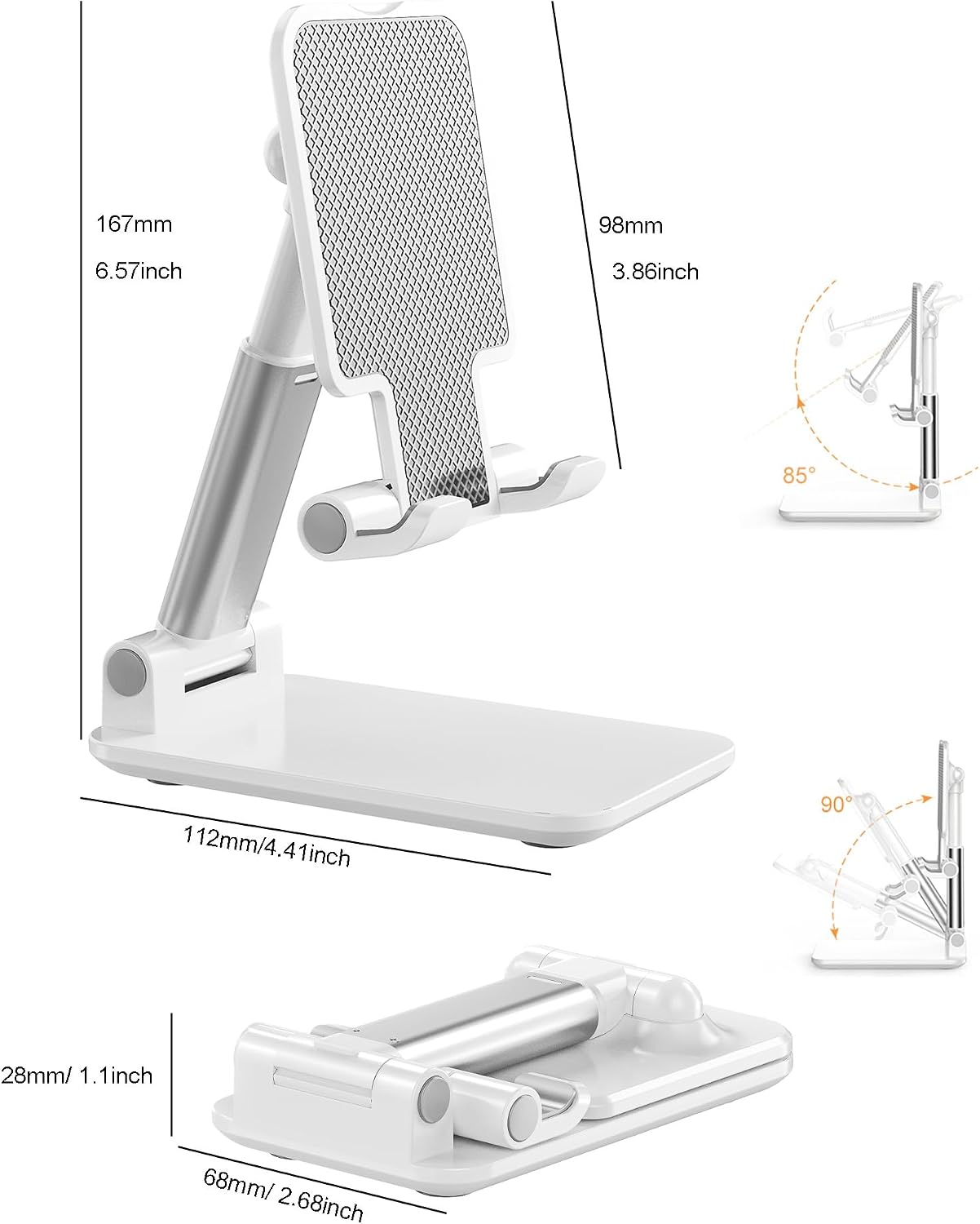 Phone Stand for Desk Cell Phone Holder Stands for iPhones - Image 6
