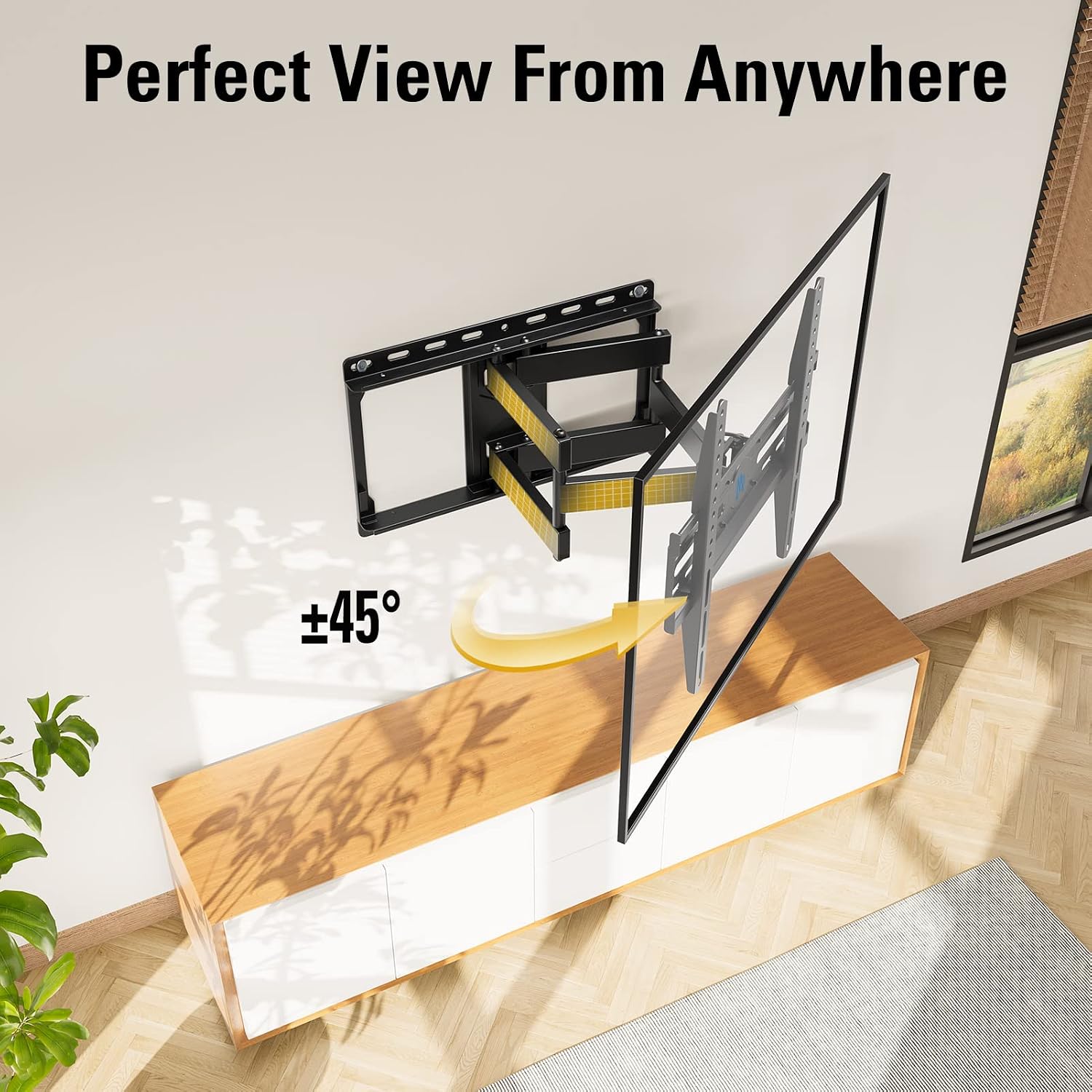 Mounting Dream Full Motion TV Wall Mount for 32-70 Inch TVs up to 99lbs - Image 4