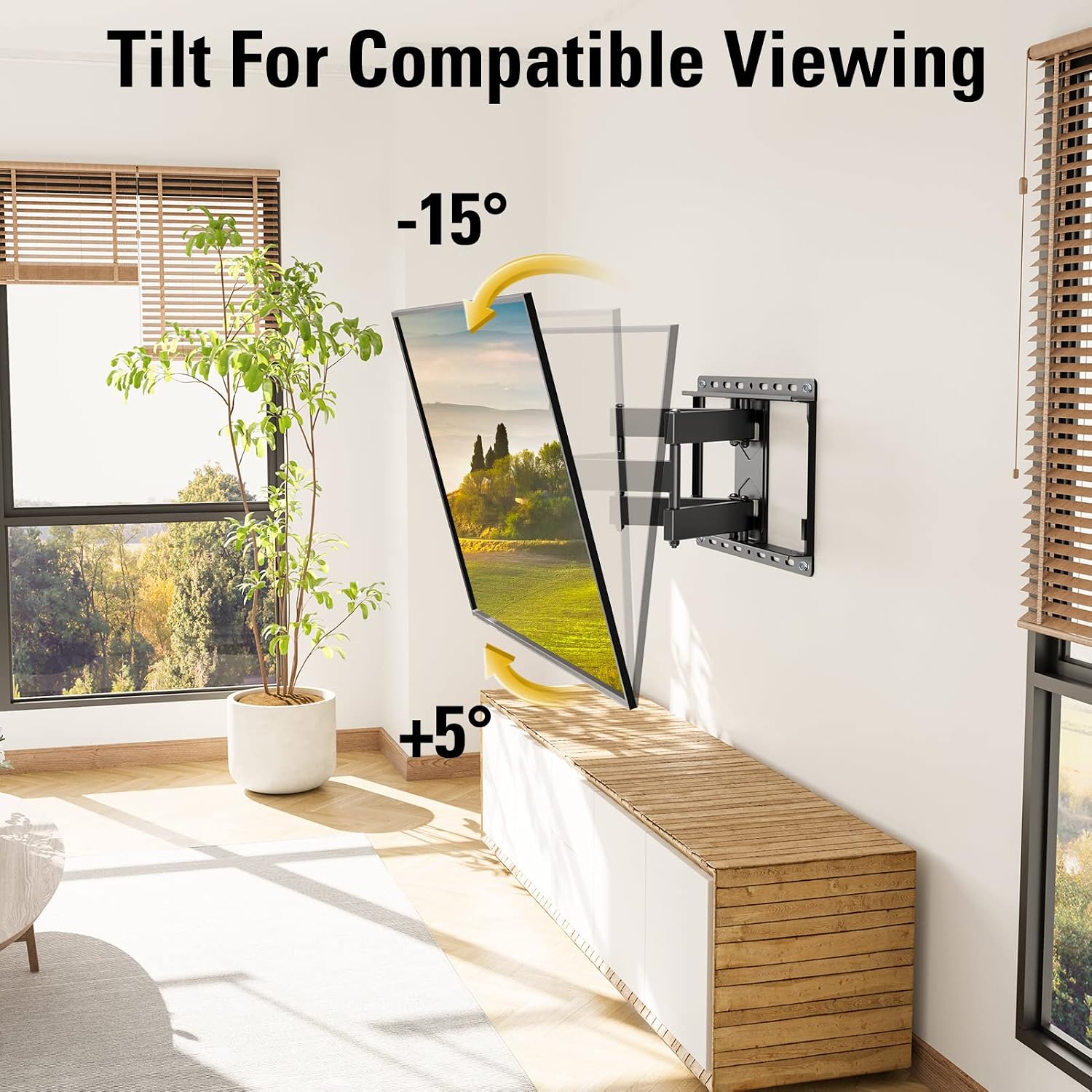 Mounting Dream Full Motion TV Wall Mount for 32-70 Inch TVs up to 99lbs - Image 3